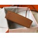 Fake Hermes Kelly Mini II Bag Gold Epsom  Replica