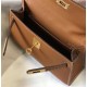 Fake Hermes Kelly Mini II Bag Gold Epsom  Replica
