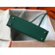 Replica Hermes Kelly Mini II Bag Malachite Epsom 