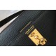 Replica Hermes Kelly Mini II Bag Black Epsom 