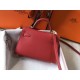 Fake Hermes Kelly Mini II Bag Rouge Vif Epsom  Replica