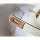 Fake Hermes Kelly Mini II Bag White Epsom  Replica