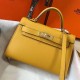 Replica Hermes Kelly Mini II Bag Yellow Epsom 