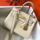 Replica Hermes Mini Kelly 20cm Bag Craie Clemence 