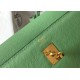 Replica Hermes Kelly 25cm Sellier Bag Vert Criquet Epsom 