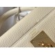 Replica Hermes Kelly 28cm Retourne Bag Beton Clemence 