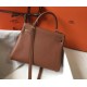 Replica Hermes Kelly 28cm Retourne Bag Gold Clemence 