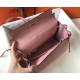 Replica Hermes Kelly 28cm Retourne Bag Pink Clemence 