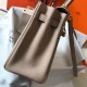 Replica Hermes Kelly 32cm Retourne Bag Argile Clemence 