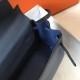 Fake Hermes Kelly 32cm Retourne Bag Blue Agate Clemence  Replica