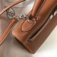 Replica Hermes Kelly 32cm Retourne Bag Gold Clemence 