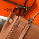 Replica Hermes Kelly 32cm Retourne Bag Gold Clemence 