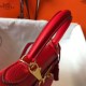 Replica Hermes Kelly 32cm Retourne Bag Red Clemence 