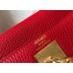 Replica Hermes Kelly 32cm Retourne Bag Red Clemence 