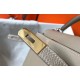 Replica Hermes Kelly 32cm Retourne Bag Tourterelle Clemence 
