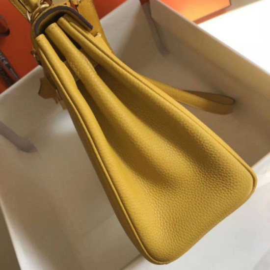 Replica Hermes Kelly 32cm Retourne Bag Soleil Clemence 