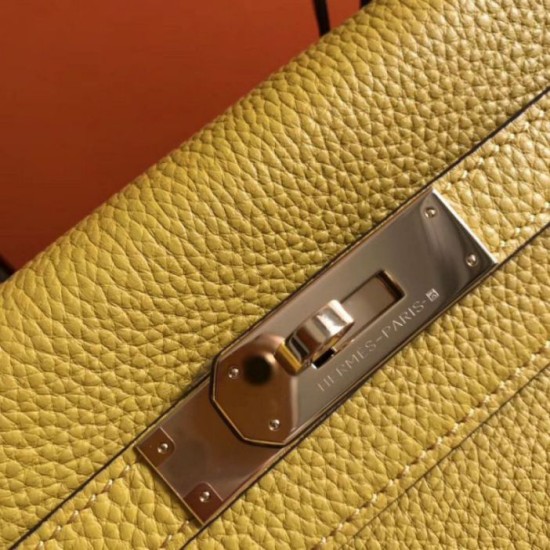 Replica Hermes Kelly 32cm Retourne Bag Soleil Clemence 