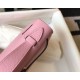 Fake Hermes Kelly Pochette Bag Mauve Sylvestre Epsom  Replica