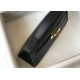 Replica Hermes Kelly Pochette Bag Black Epsom 