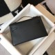 Replica Hermes Kelly Pochette Bag Black Epsom 