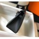 Replica Hermes Kelly Pochette Bag Black Epsom 