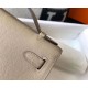 Replica Hermes Kelly Pochette Bag Gris Tourterelle Epsom 