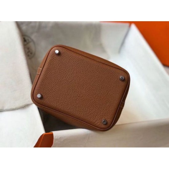 Replica Hermes Picotin Lock 18 Bag Gold Clemence 