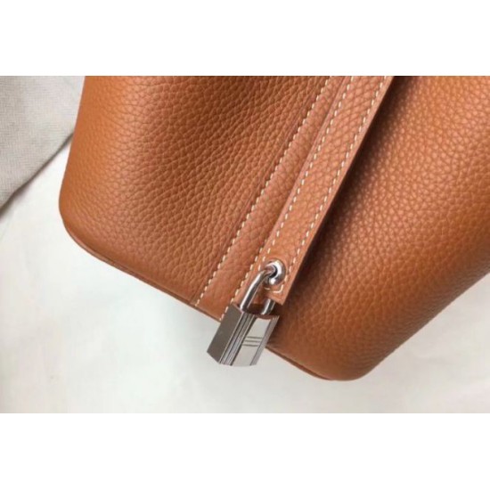 Replica Hermes Picotin Lock 18 Bag Gold Clemence 