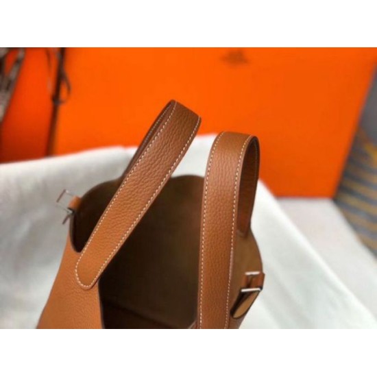 Replica Hermes Picotin Lock 18 Bag Gold Clemence 