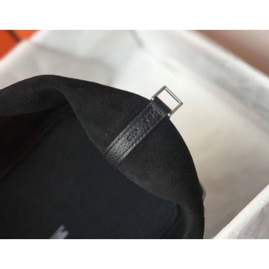 Replica Hermes Picotin Lock 18 Bag Black Clemence 