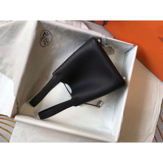 Replica Hermes Picotin Lock 18 Bag Black Clemence 