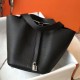 Replica Hermes Picotin Lock 18 Bag Black Clemence 
