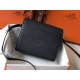 Replica Hermes Sac Roulis Mini Bag Black Evercolor Calfskin