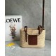 Replica Loewe Small Square Basket Bag Raffia and Brown Calfskin Replica Loewe Small Square Basket Bag Raffia and Brown Calfskin
