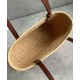 Replica Loewe Small Square Basket Bag Raffia and Brown Calfskin Replica Loewe Small Square Basket Bag Raffia and Brown Calfskin