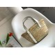 Fake Loewe Small Basket Bag Raffia and White Calfskin Replica Replica Loewe Small Basket Bag Raffia and White Calfskin