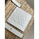 Fake Loewe Small Basket Bag Raffia and White Calfskin Replica Replica Loewe Small Basket Bag Raffia and White Calfskin