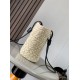 Replica Loewe Small Anagram Basket Bag Iraca Palm and Black Calfskin
