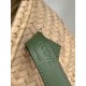 Replica Loewe Medium Basket Bag Raffia and Rosemary Calfskin