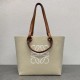 Fake Loewe Anagram Medium Tote Bag Jacquard and Calfskin Replica