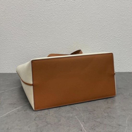 Fake Loewe Anagram Medium Tote Bag Jacquard and Calfskin Replica