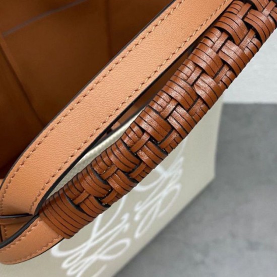 Fake Loewe Anagram Medium Tote Bag Jacquard and Calfskin Replica