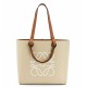Fake Loewe Anagram Medium Tote Bag Jacquard and Calfskin Replica