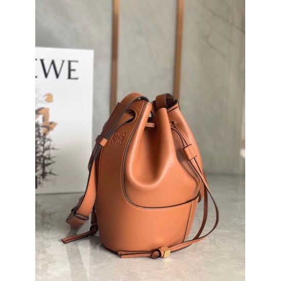 Replica Loewe Small Balloon Bucket Bag Camel Calfskin Replica Loewe Small Balloon Bucket Bag Camel Calfskin