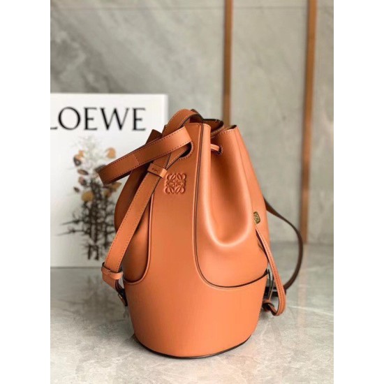 Replica Loewe Medium Balloon Bucket Bag Camel Calfskin