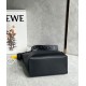 Replica Loewe Cubi Small Bag Black Calfskin and Jacquard