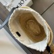 Replica Loewe Drawstring Bucket Bag Palm Leaf and Black Calfskin Replica Loewe Drawstring Bucket Bag Palm Leaf and Black Calfskin
