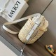 Fake Loewe Drawstring Bucket Bag Palm Leaf and White Calfskin Replica Replica Loewe Drawstring Bucket Bag Palm Leaf and White Calfskin