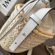 Fake Loewe Drawstring Bucket Bag Palm Leaf and White Calfskin Replica Replica Loewe Drawstring Bucket Bag Palm Leaf and White Calfskin