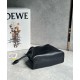 Replica Loewe Mini Flamenco Clutch Bag Black Nappa Calfskin